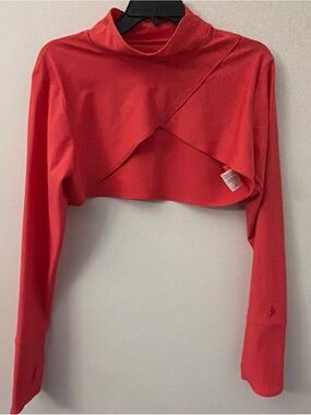 Coolibar Swimshirt Top Kaycos Shrug large Medium UPF 50+ Thumbhole Rash Guard